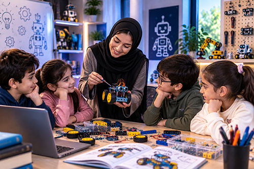 شروع تدریس رباتیک و آموزش پروژه عملی
