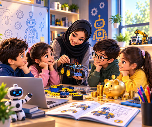 درآمد از تدریس رباتیک و برگزاری کلاس آموزشی