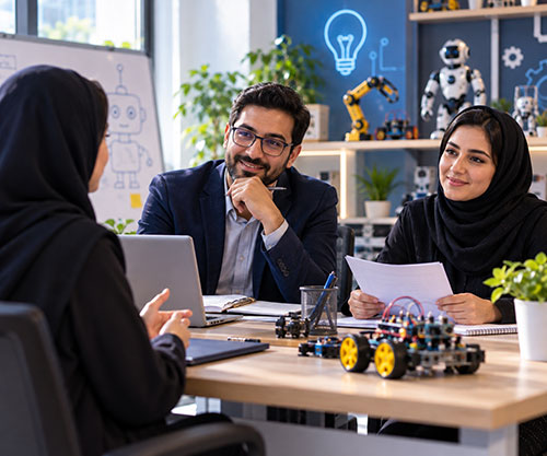آموزش مربی رباتیک میسان و تمرین تدریس